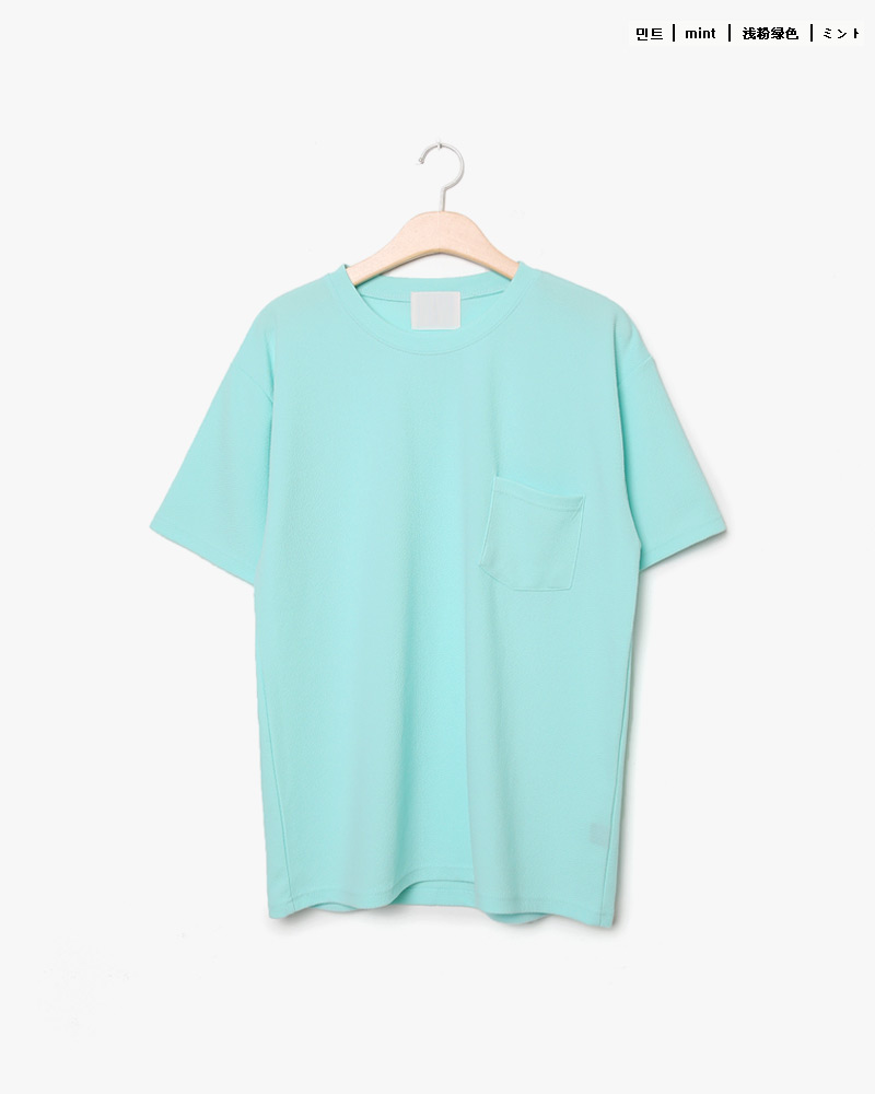 ワンポケットショートスリーブリンクルTシャツ・全4色 | 詳細画像24
