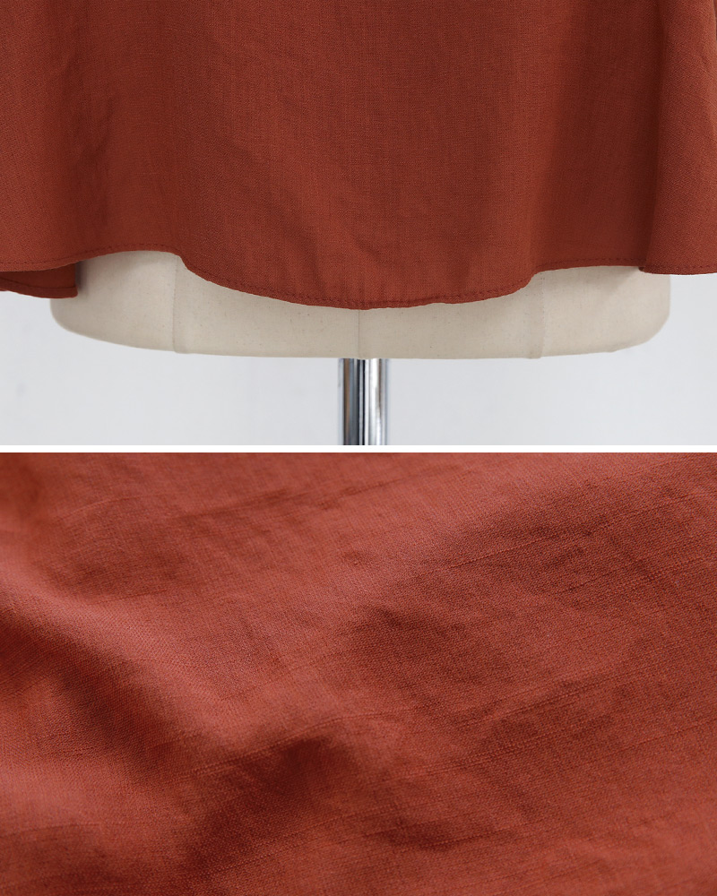 フレアバックボタンスリーブレス&ラップロングスカートSET・全2色 | DHOLIC | 詳細画像25