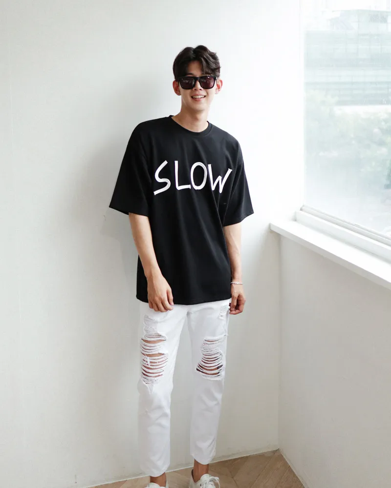 SLOWパッチハーフスリーブTシャツ・全2色 | 詳細画像2