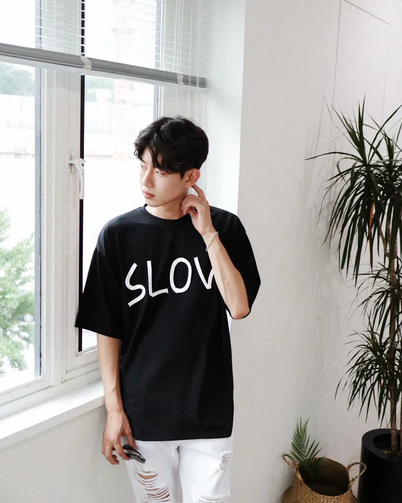 SLOWパッチハーフスリーブTシャツ・全2色 | 詳細画像8