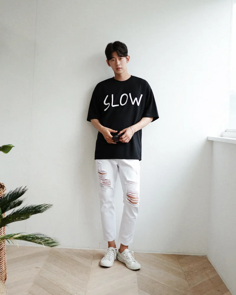 SLOWパッチハーフスリーブTシャツ・全2色 | 詳細画像10