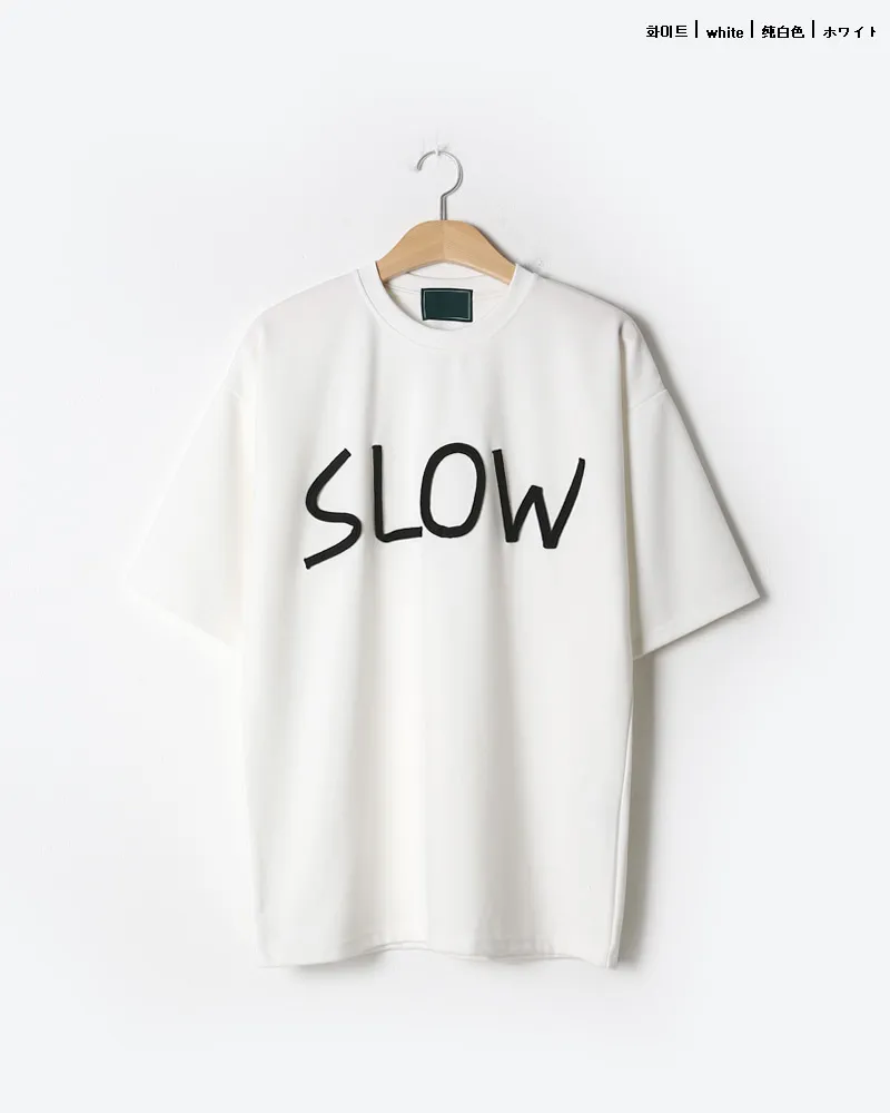 SLOWパッチハーフスリーブTシャツ・全2色 | 詳細画像15