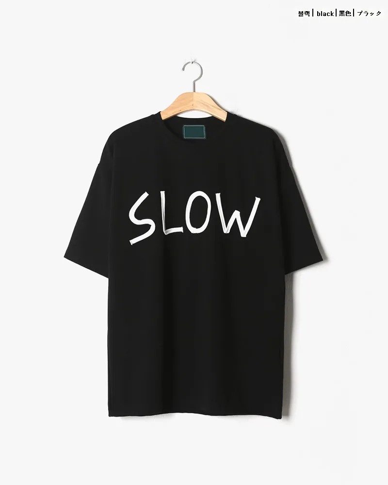 SLOWパッチハーフスリーブTシャツ・全2色 | 詳細画像17