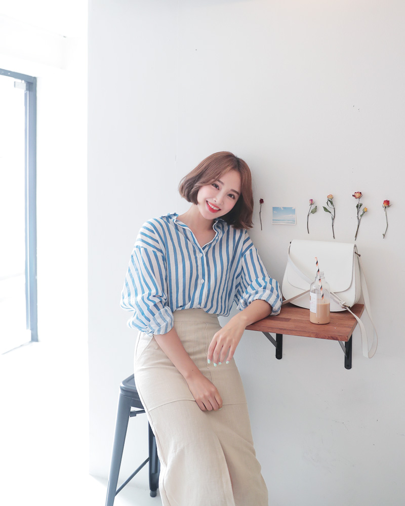 ビッグポケットスリットペンシルスカート・全3色 | DHOLIC | 詳細画像4