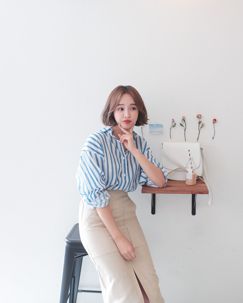 ビッグポケットスリットペンシルスカート・全3色 | DHOLIC | 詳細画像11