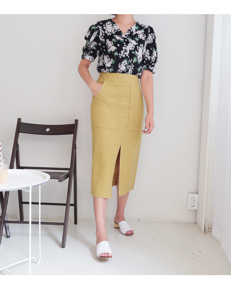 ビッグポケットスリットペンシルスカート・全3色 | DHOLIC | 詳細画像12