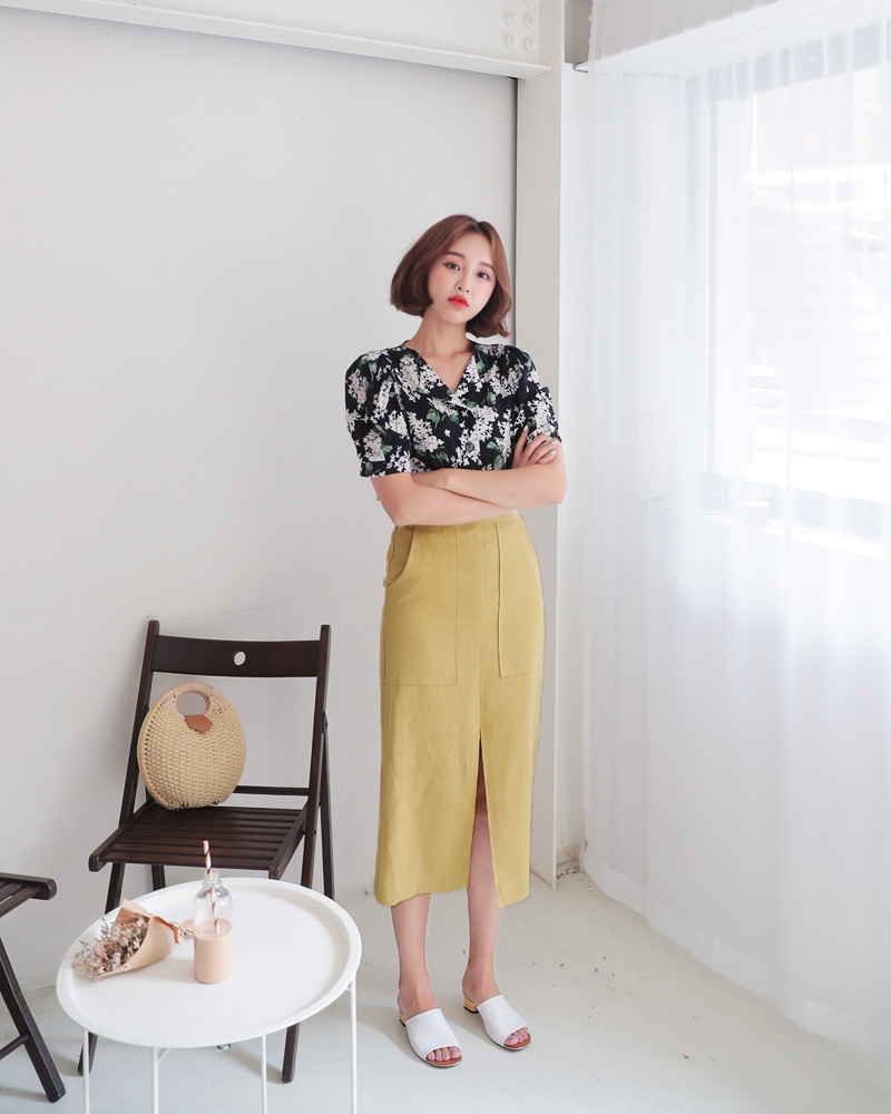 ビッグポケットスリットペンシルスカート・全3色 | DHOLIC | 詳細画像14