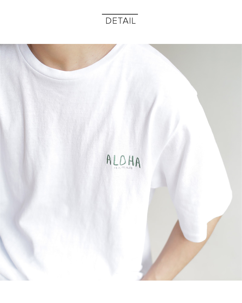 ALOHA HAWAII刺繍Tシャツ・全3色 | 詳細画像15