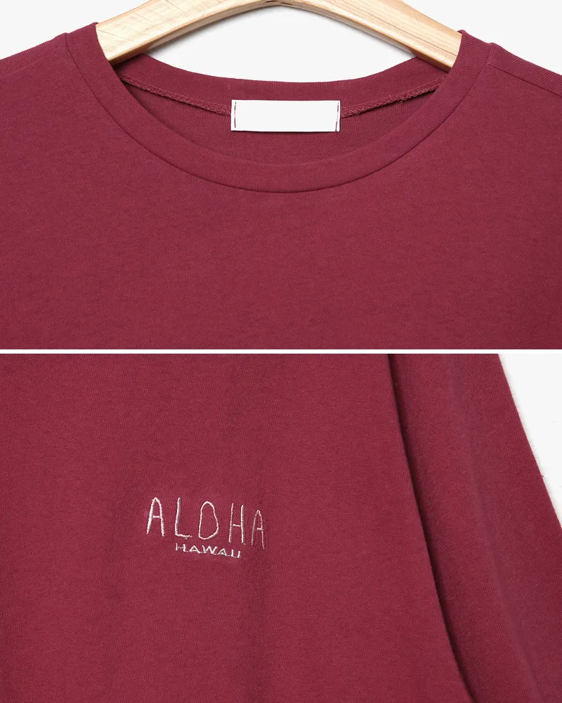ALOHA HAWAII刺繍Tシャツ・全3色 | 詳細画像20