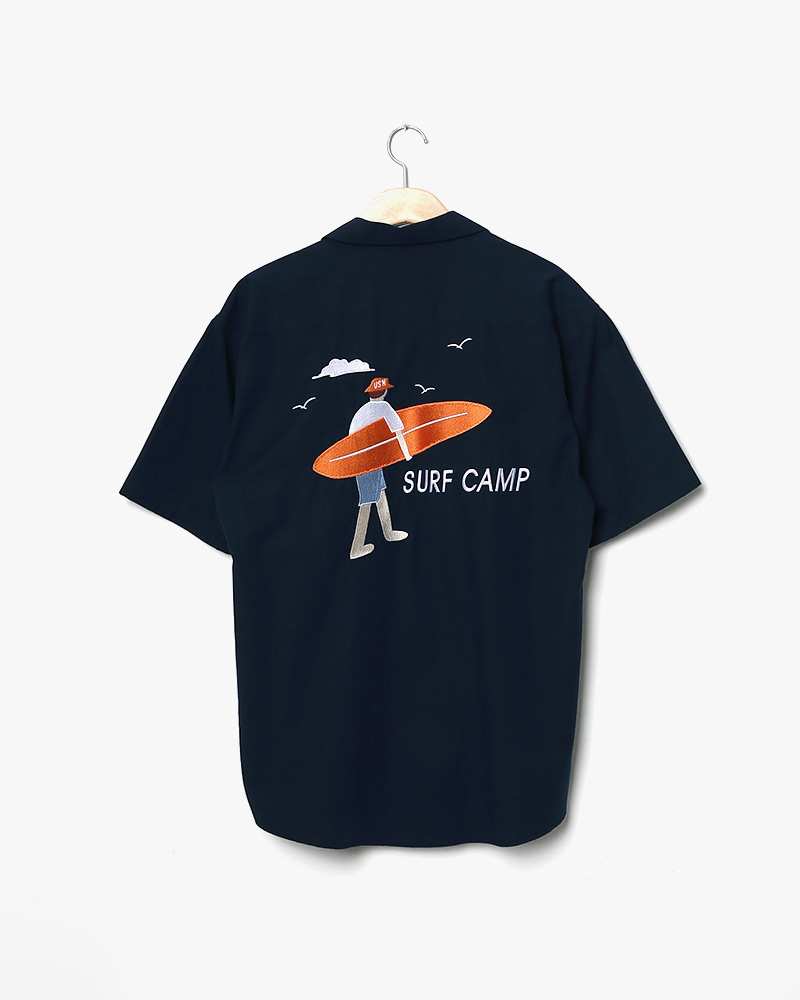 SURF CAMP刺繍オープンカラーシャツ・全2色 | 詳細画像22