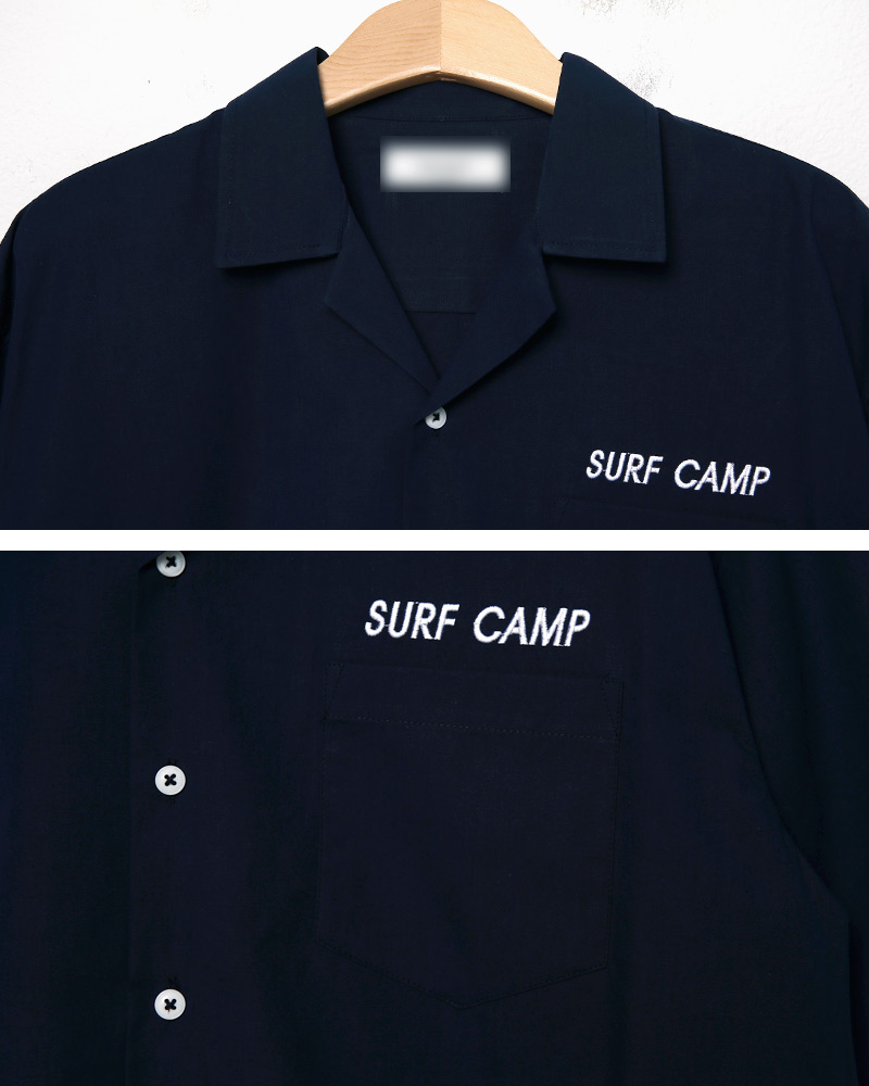 SURF CAMP刺繍オープンカラーシャツ・全2色 | 詳細画像24