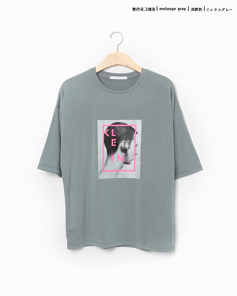 ネオンピンクコントラストプリントTシャツ・全4色 | 詳細画像23