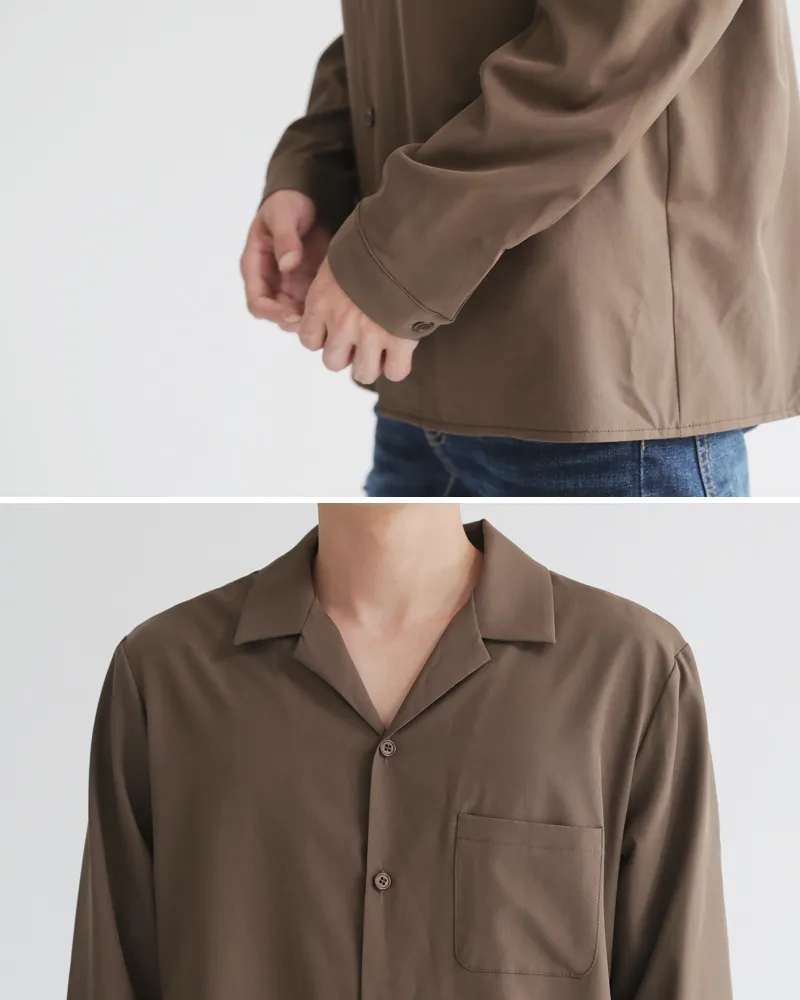 オープンカラーワンポケットシャツ・全5色 | 詳細画像25