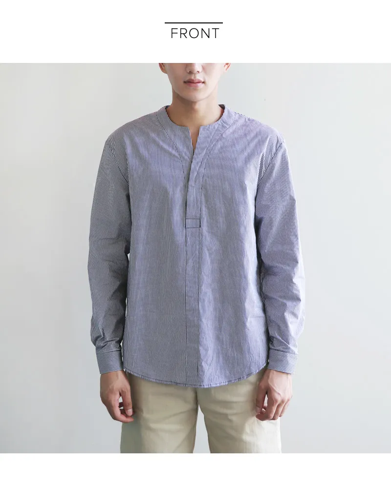 2TYPEアンバランスヘムスナップボタンシャツ・全4色 | 詳細画像13