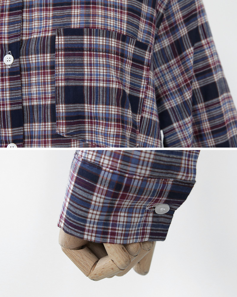 ワンポケットオーバーサイズチェックシャツ・全3色 | DHOLIC | 詳細画像24