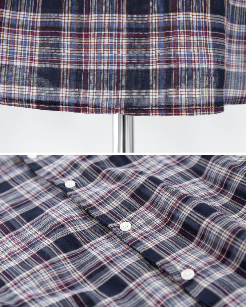 ワンポケットオーバーサイズチェックシャツ・全3色 | DHOLIC | 詳細画像25