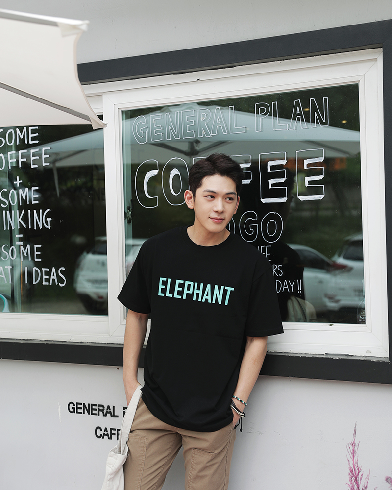 ELEPHANTレタリングプリントTシャツ・全3色 | 詳細画像5