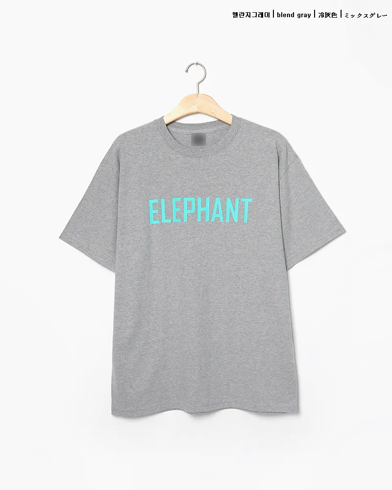 ELEPHANTレタリングプリントTシャツ・全3色 | 詳細画像18