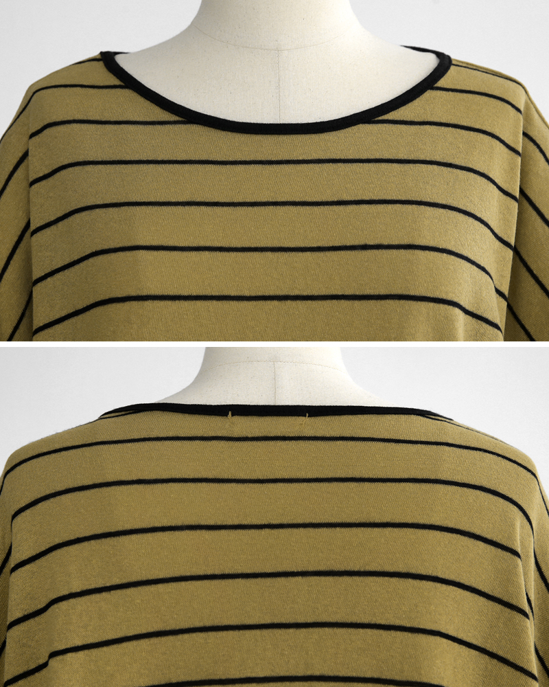 ドロップショルダーボーダーTシャツ・全3色 | DHOLIC | 詳細画像26