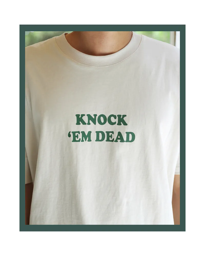 KNOCK ’EM DEADプリントTシャツ・全3色 | 詳細画像6