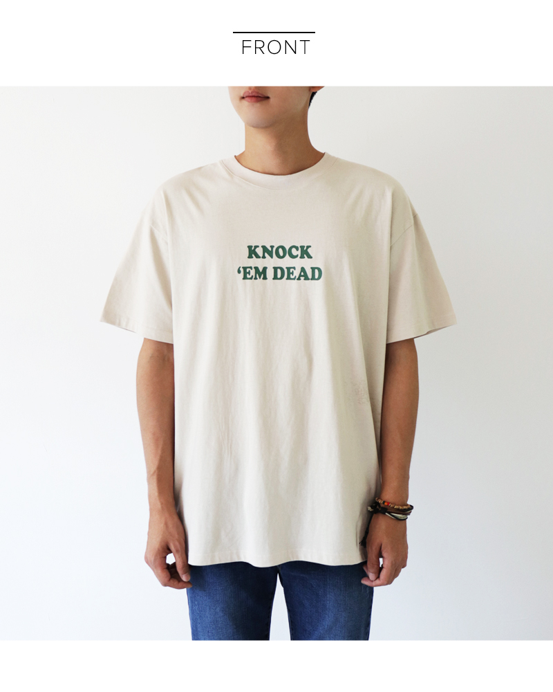 KNOCK ’EM DEADプリントTシャツ・全3色 | 詳細画像17