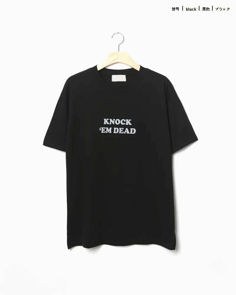 KNOCK ’EM DEADプリントTシャツ・全3色 | 詳細画像23