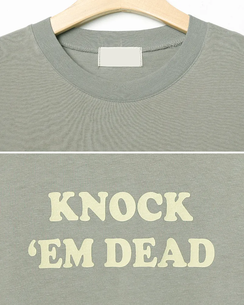 KNOCK ’EM DEADプリントTシャツ・全3色 | 詳細画像25
