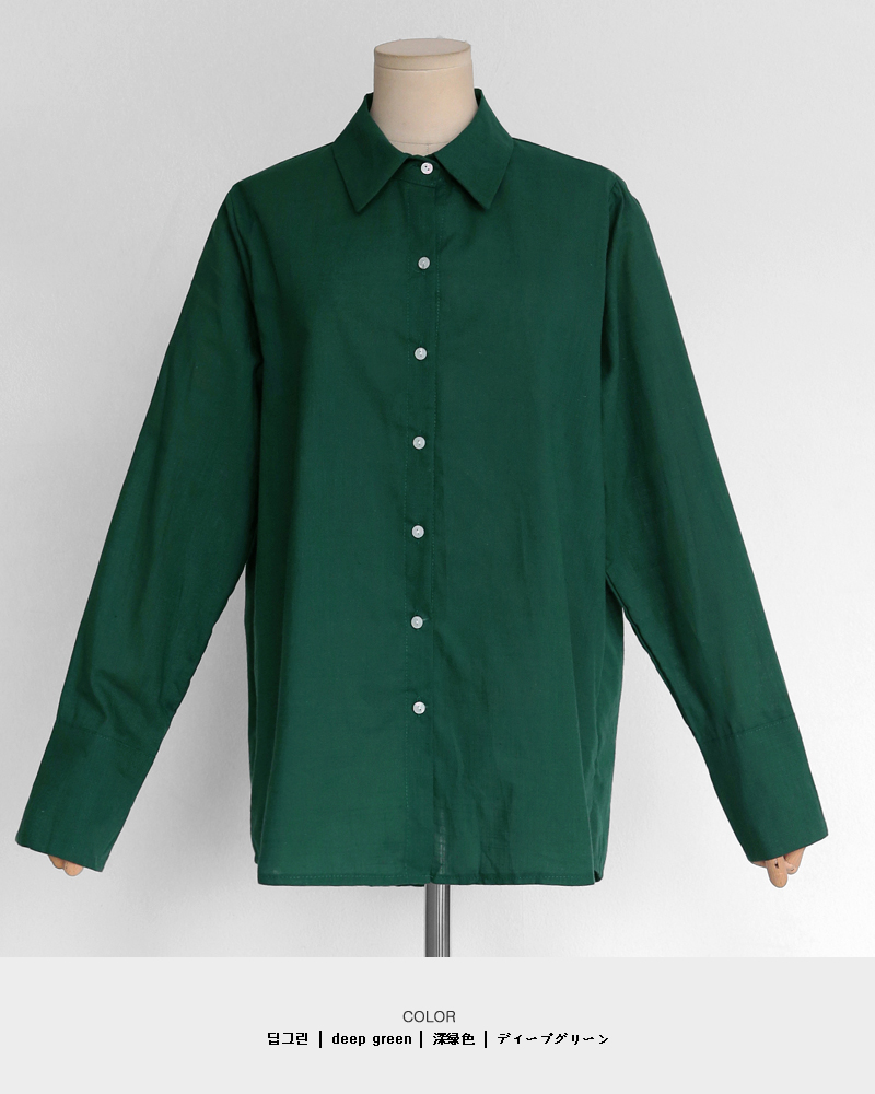 ロングカフスオーバーサイズシャツ・全6色 | DHOLIC | 詳細画像32