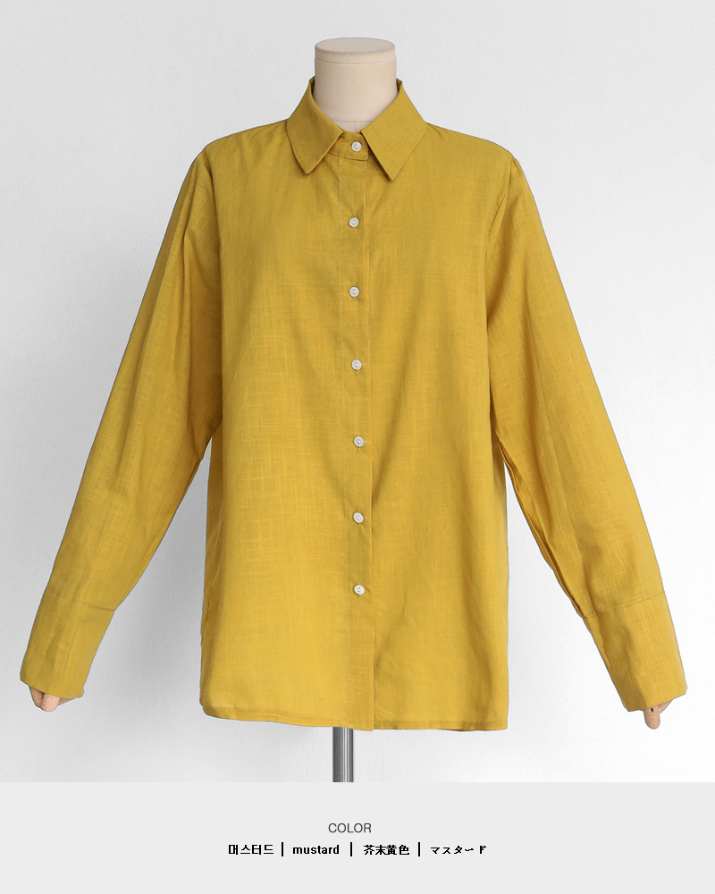 ロングカフスオーバーサイズシャツ・全6色 | DHOLIC | 詳細画像33