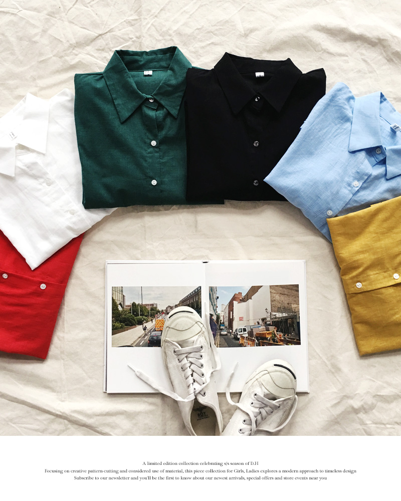 ロングカフスオーバーサイズシャツ・全6色 | DHOLIC | 詳細画像8