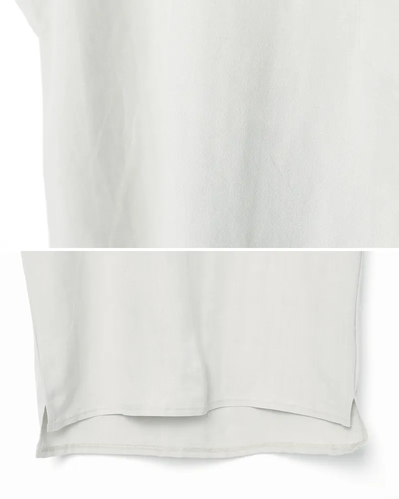 リネンアンバランスヘムワンポケットTシャツ・全3色 | 詳細画像19