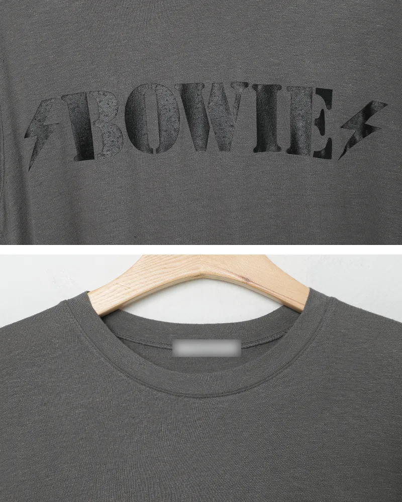 BOWIEプリント半袖Tシャツ・全4色 | 詳細画像23