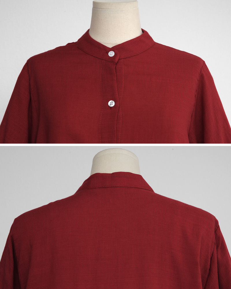 スタンドカラーワイドスリーブシャツ・全4色 | DHOLIC PLUS | 詳細画像22