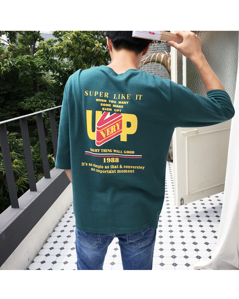 バックプリント7分丈スリーブTシャツ・全4色 | 詳細画像22