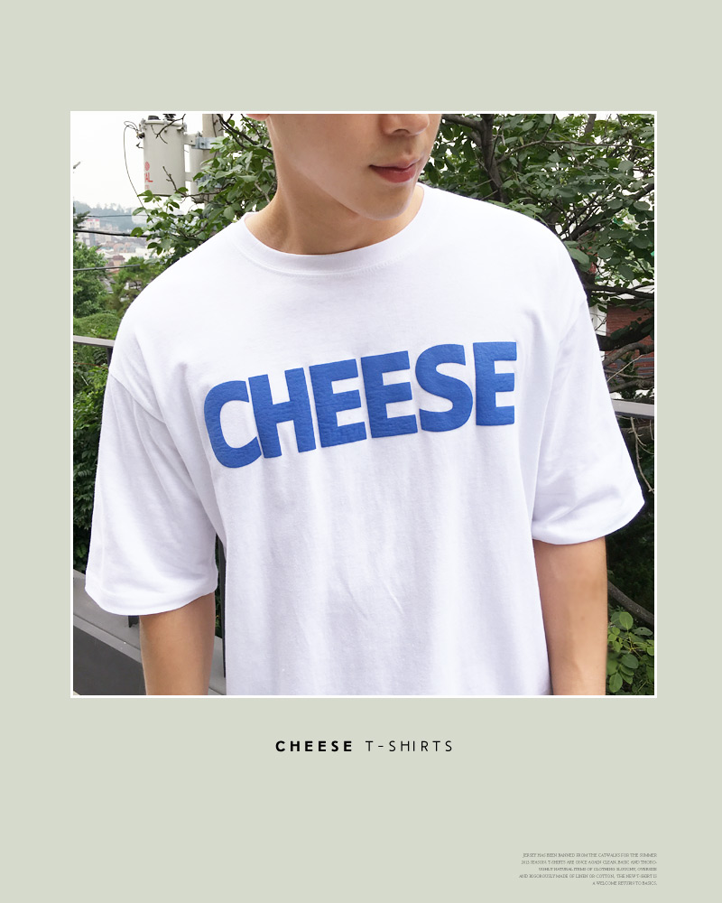 CHEESEプリントハーフスリーブTシャツ・全2色 | 詳細画像4