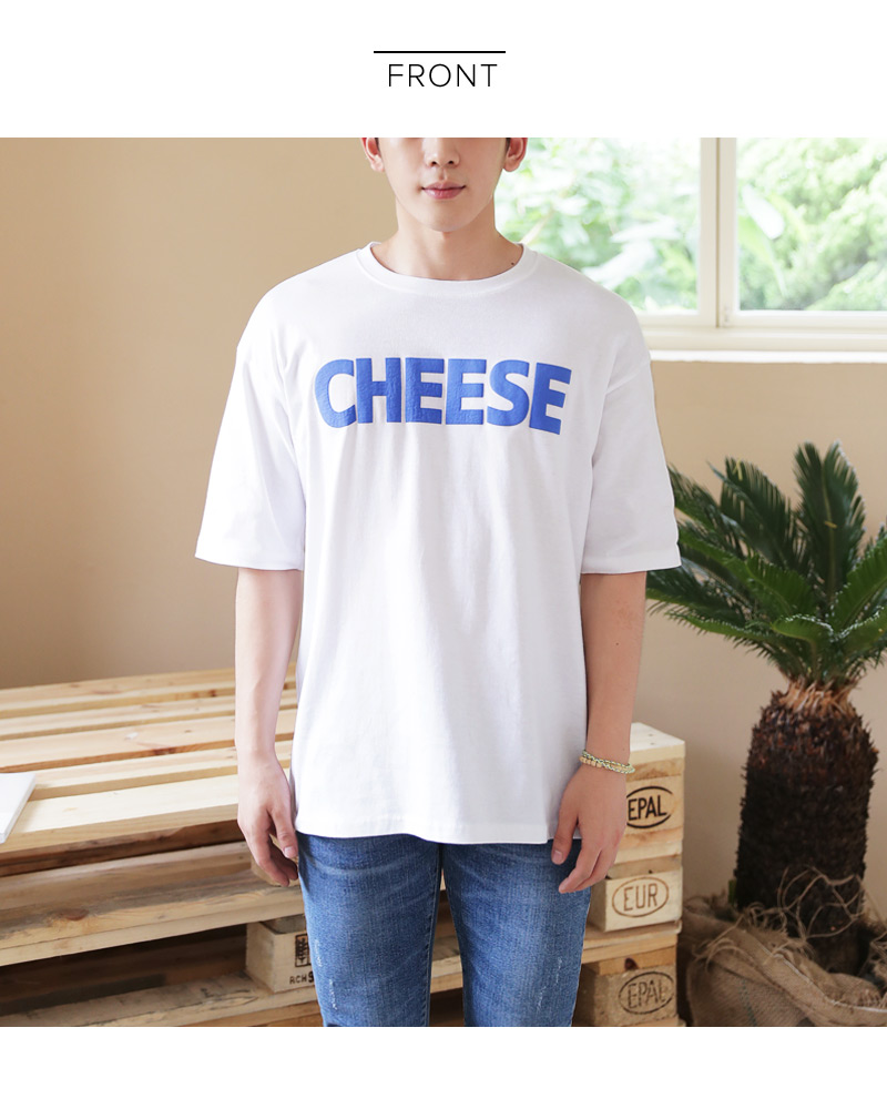 CHEESEプリントハーフスリーブTシャツ・全2色 | 詳細画像33