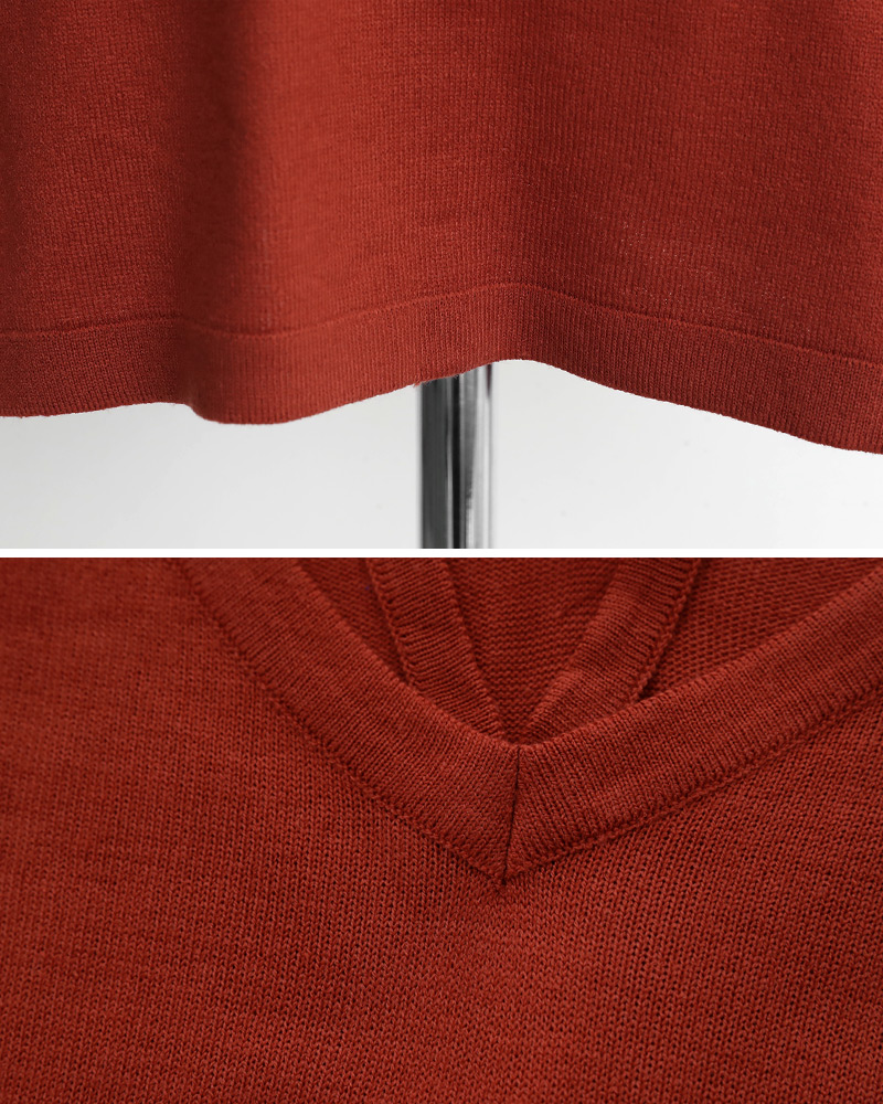 VストラップオーバーサイズニットTシャツ・全3色 | DHOLIC | 詳細画像27