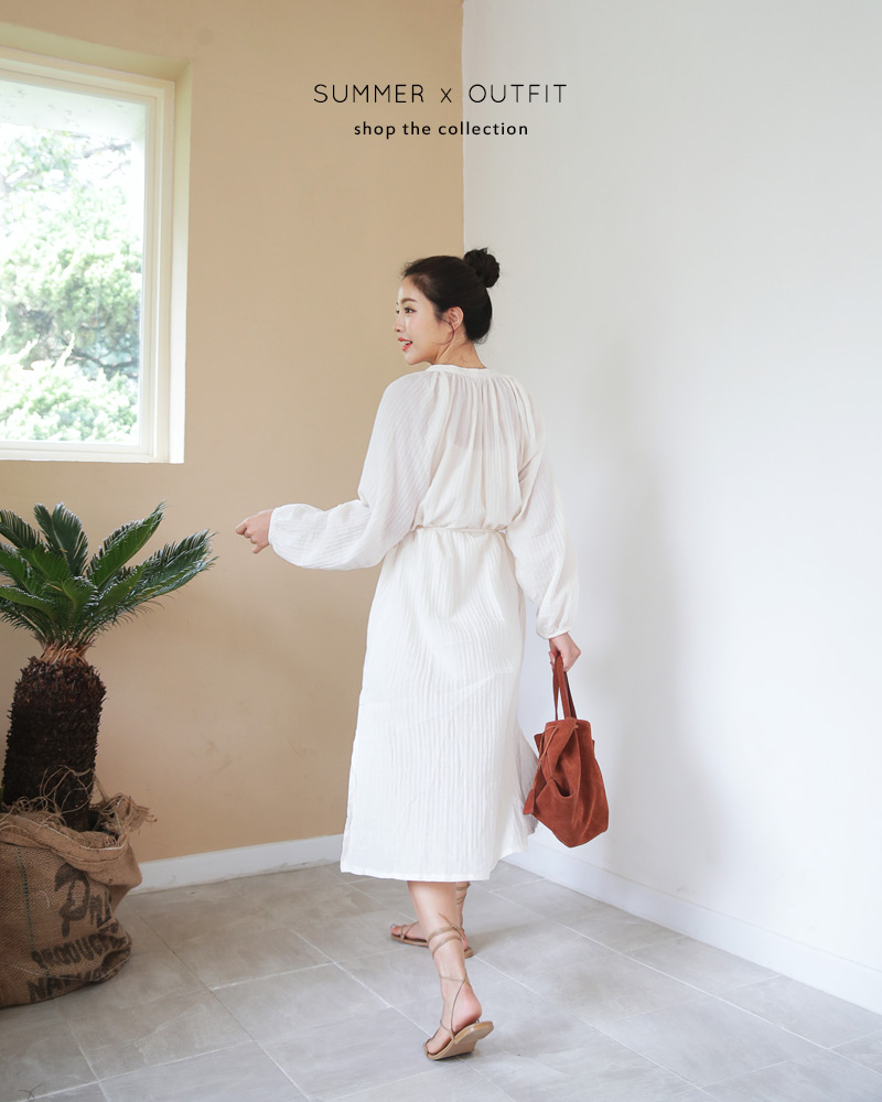 ストラップSETスリットガウンワンピース・全2色 | DHOLIC | 詳細画像2