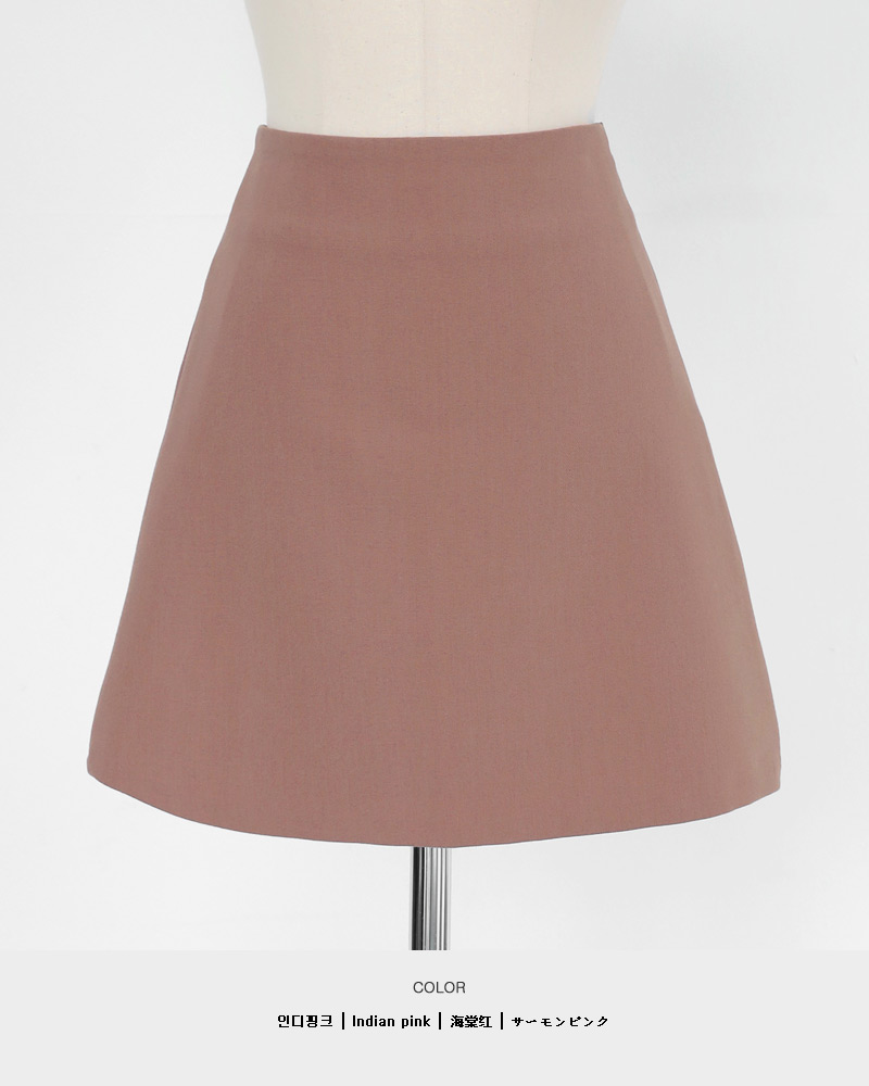 ミニマルAラインスカート・全3色 | DHOLIC | 詳細画像31