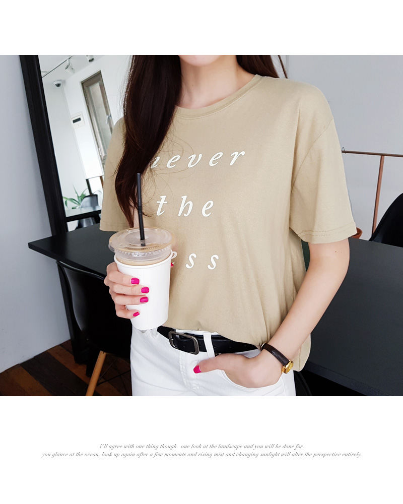 never the lessレタリングTシャツ・全3色 | DHOLIC | 詳細画像12
