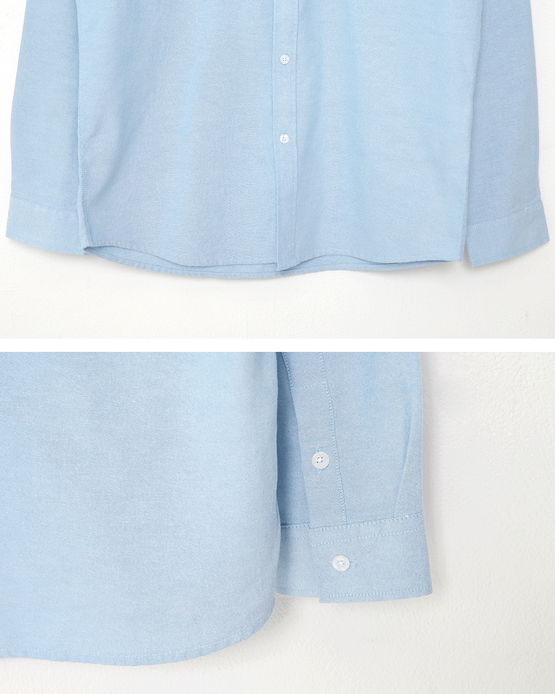 ボタンダウンワンポケットコットンシャツ・全3色 | 詳細画像22