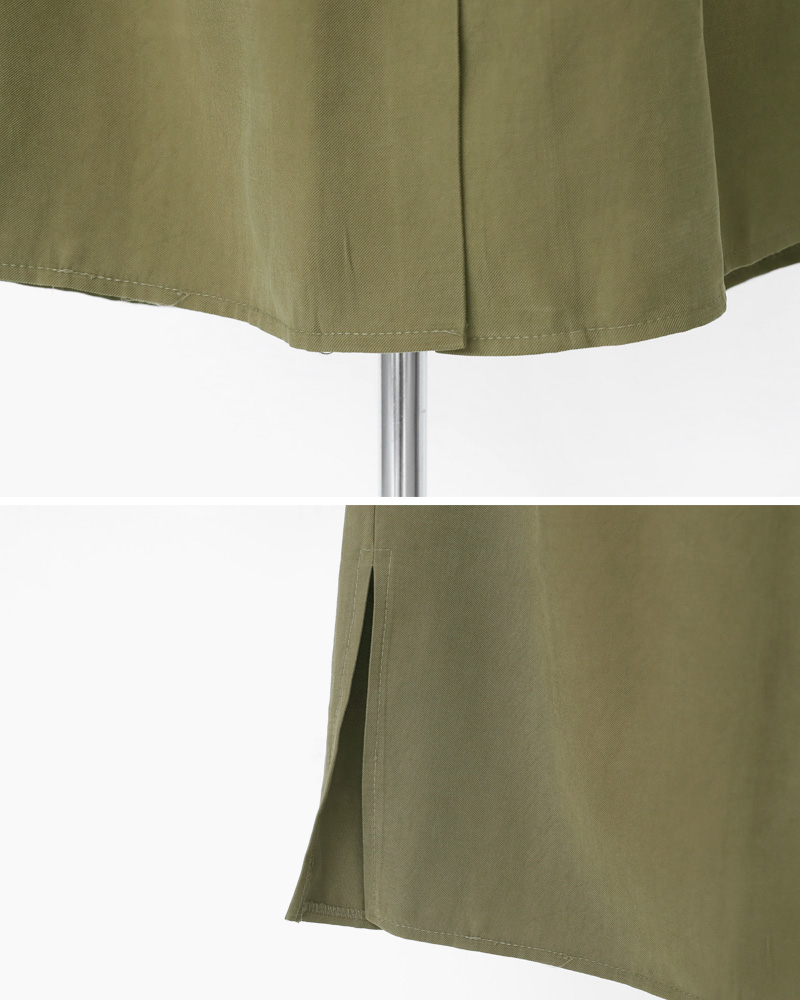 ストラップSETオープンカラーシャツワンピース・全4色 | DHOLIC PLUS | 詳細画像22