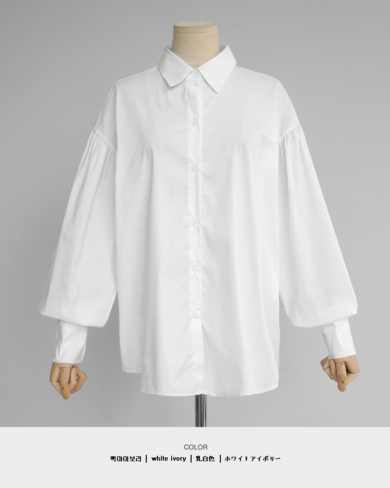 パフスリーブオーバーサイズシャツ・全3色 | DHOLIC | 詳細画像22