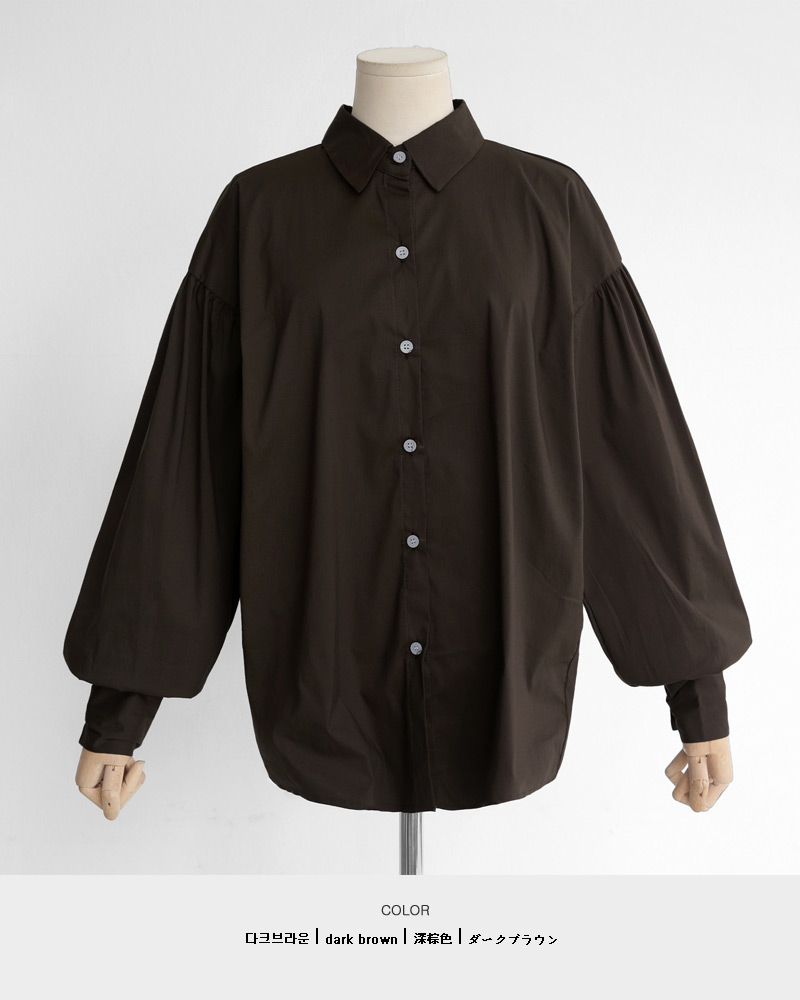 パフスリーブオーバーサイズシャツ・全3色 | DHOLIC | 詳細画像23