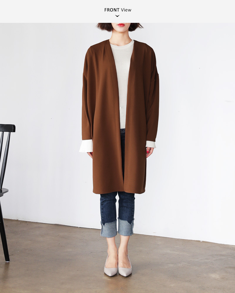 ロングフロントオープンカーディガン・全2色 | DHOLIC PLUS | 詳細画像14