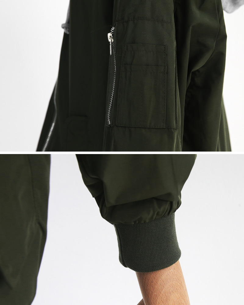 フード付きMA-1ジャケット・全2色 | DHOLIC | 詳細画像30