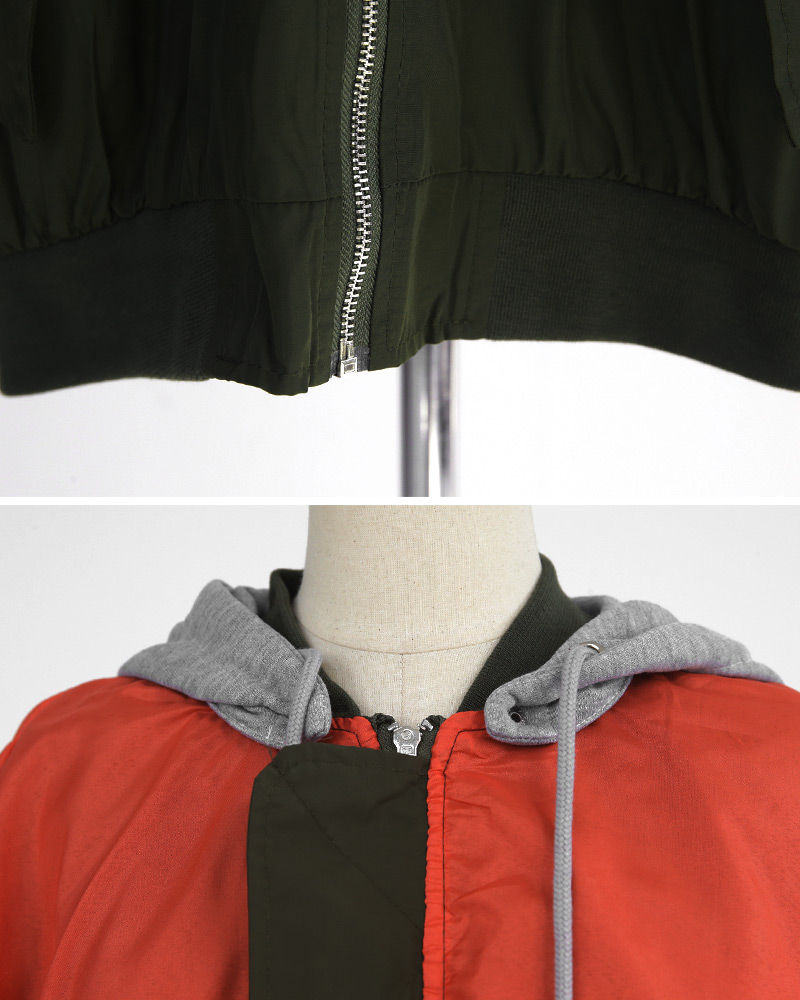 フード付きMA-1ジャケット・全2色 | DHOLIC | 詳細画像31