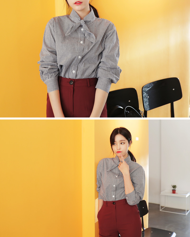 2TYPEネックリボンシャツ・全3色 | DHOLIC | 詳細画像15