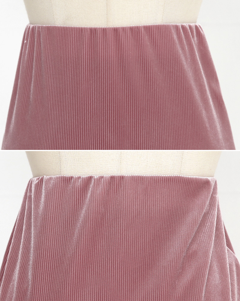 ベロア調スリットミディスカート・全6色 | DHOLIC | 詳細画像22