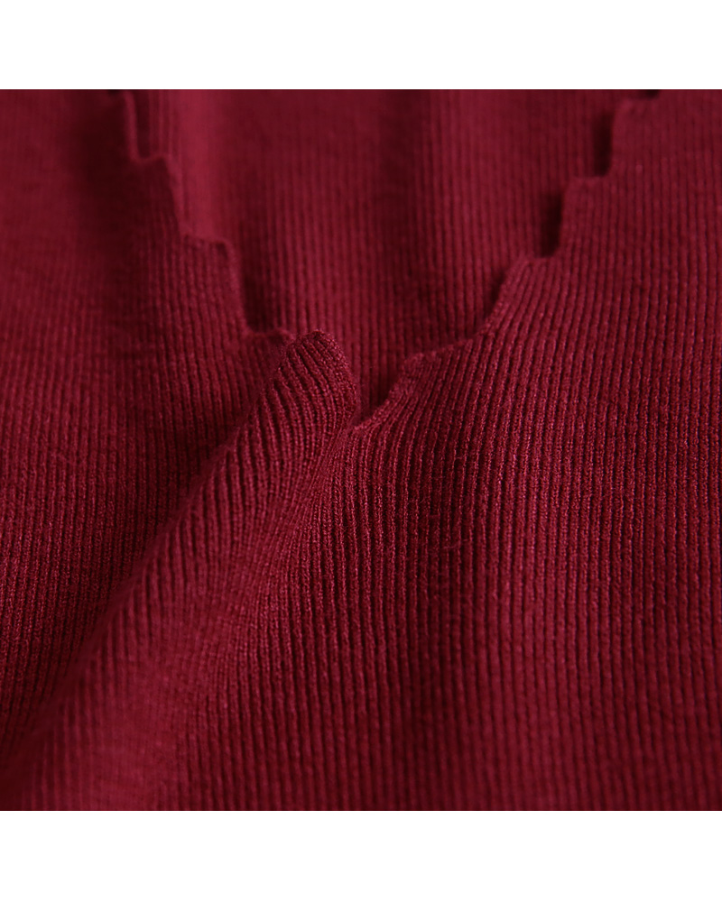 ジグザグVネックニットTシャツ・全3色 | DHOLIC PLUS | 詳細画像27